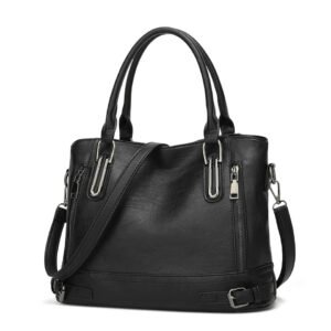 WB097- High Capacity Leather Tote Bag