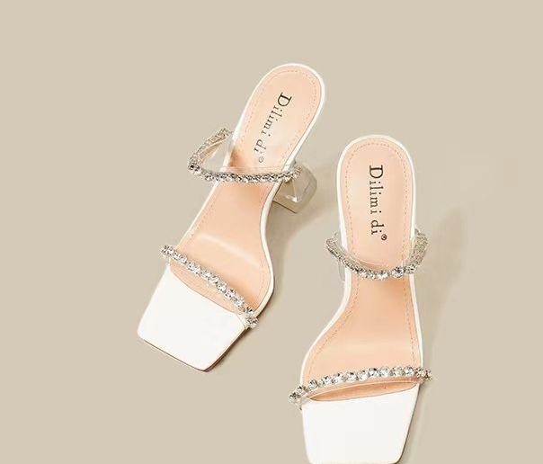 WF042 One-Strap Summer High-Heeled Sandals - Image 7