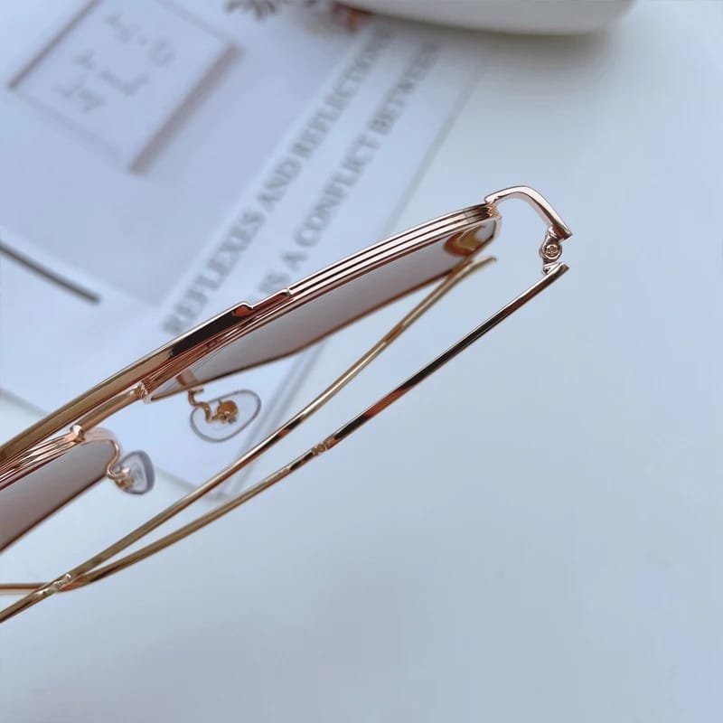 WSG614 Retro Square Polarized Sunglasses - Image 9