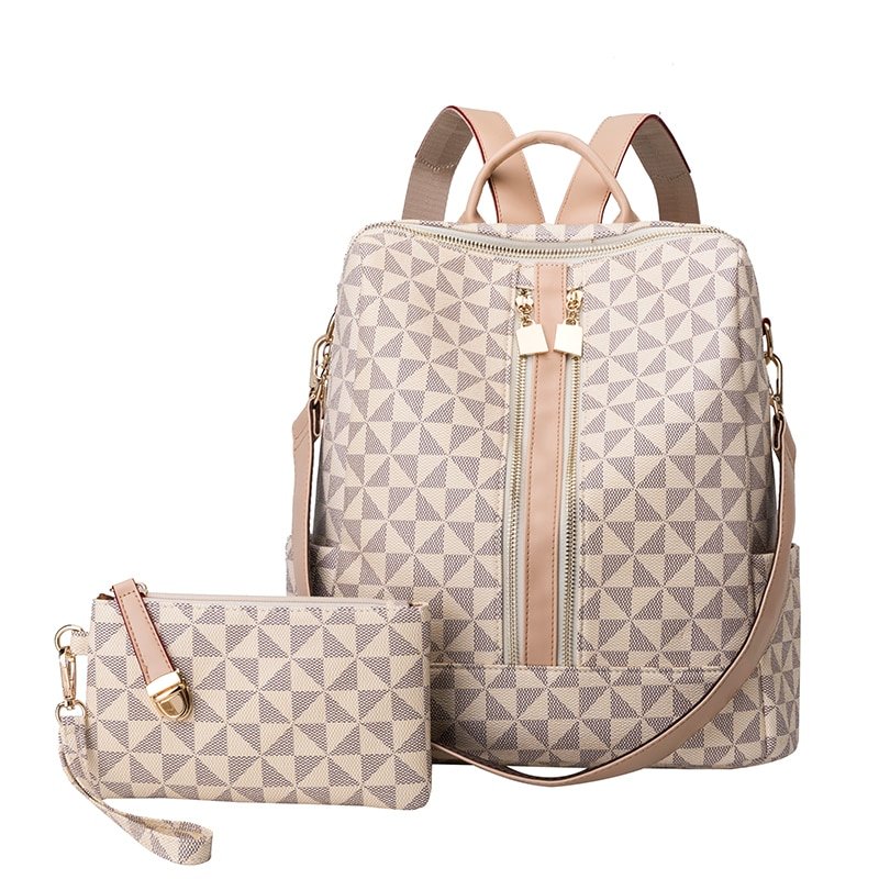WB003 - 2pcs Bag Set - Beige