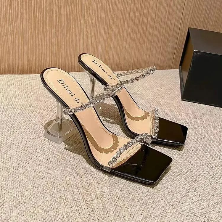 WF042 One-Strap Summer High-Heeled Sandals