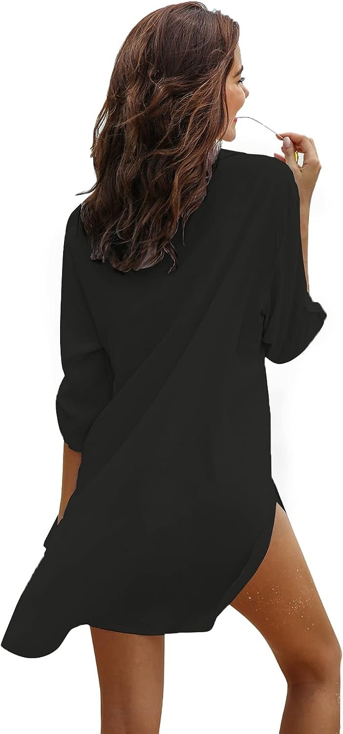 WBW308 Swimsuit Beach Cover Up Shirt Bikini - Image 3