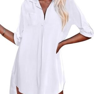 WBW308 Swimsuit Beach Cover Up Shirt Bikini