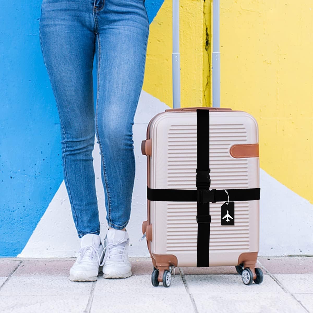 FA842 Darller 74"x2" Adjustable Luggage Straps 1 Piece - Image 13