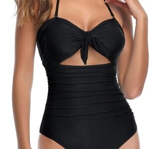 WBW304 Tummy Control High Waist One Piece Swimsuits