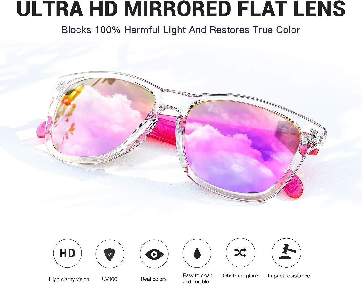 WSG609 UV400 Mirrored Lens - Image 5
