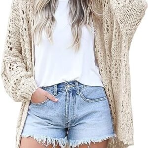 WD408 Crochet Boho Cardigan Sweater Kimonos