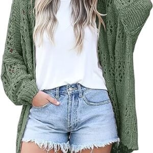 WD408 Crochet Boho Cardigan Sweater Kimonos