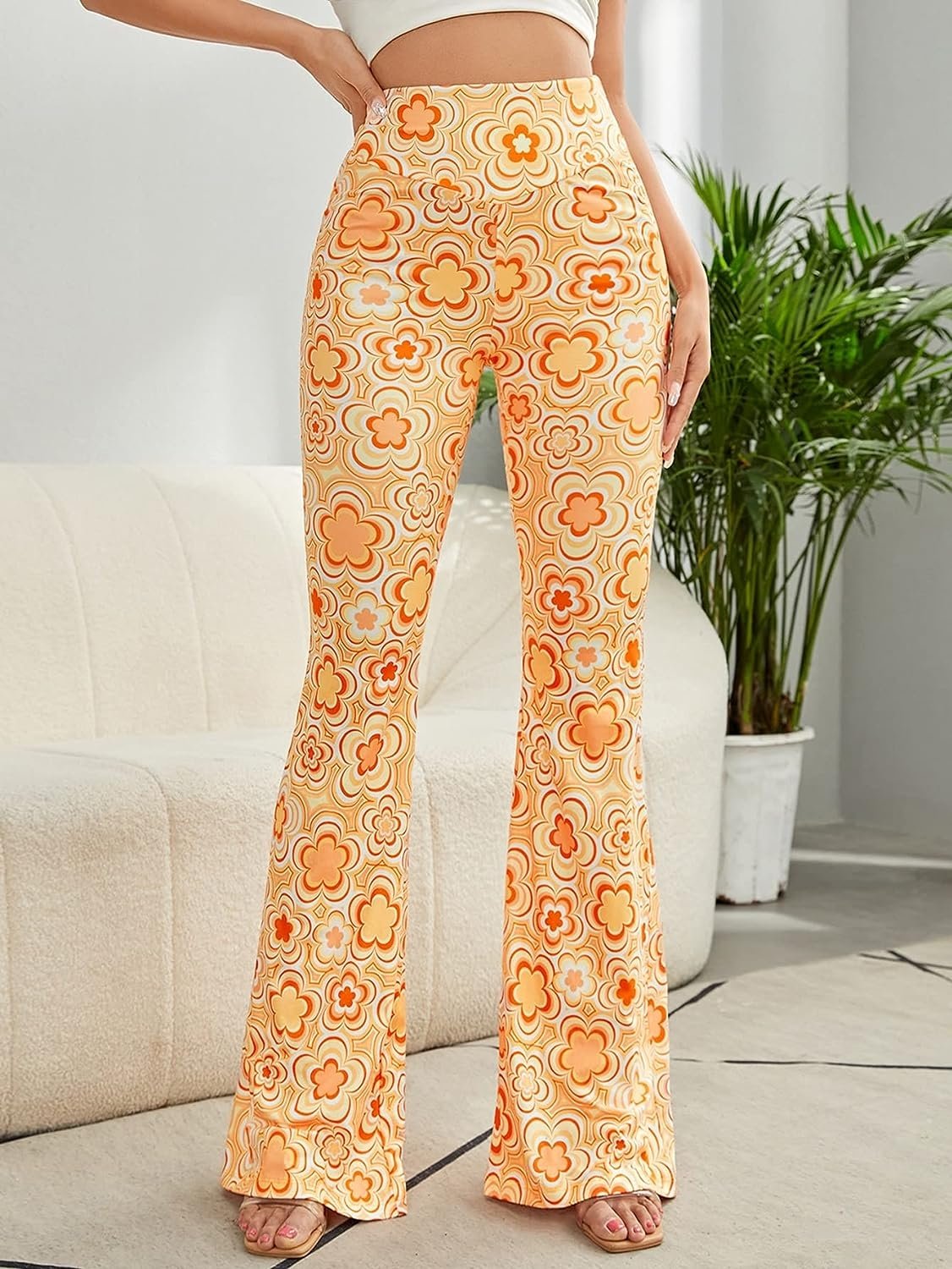 WD413 Bootcut High Waisted Yoga Pants - Image 10