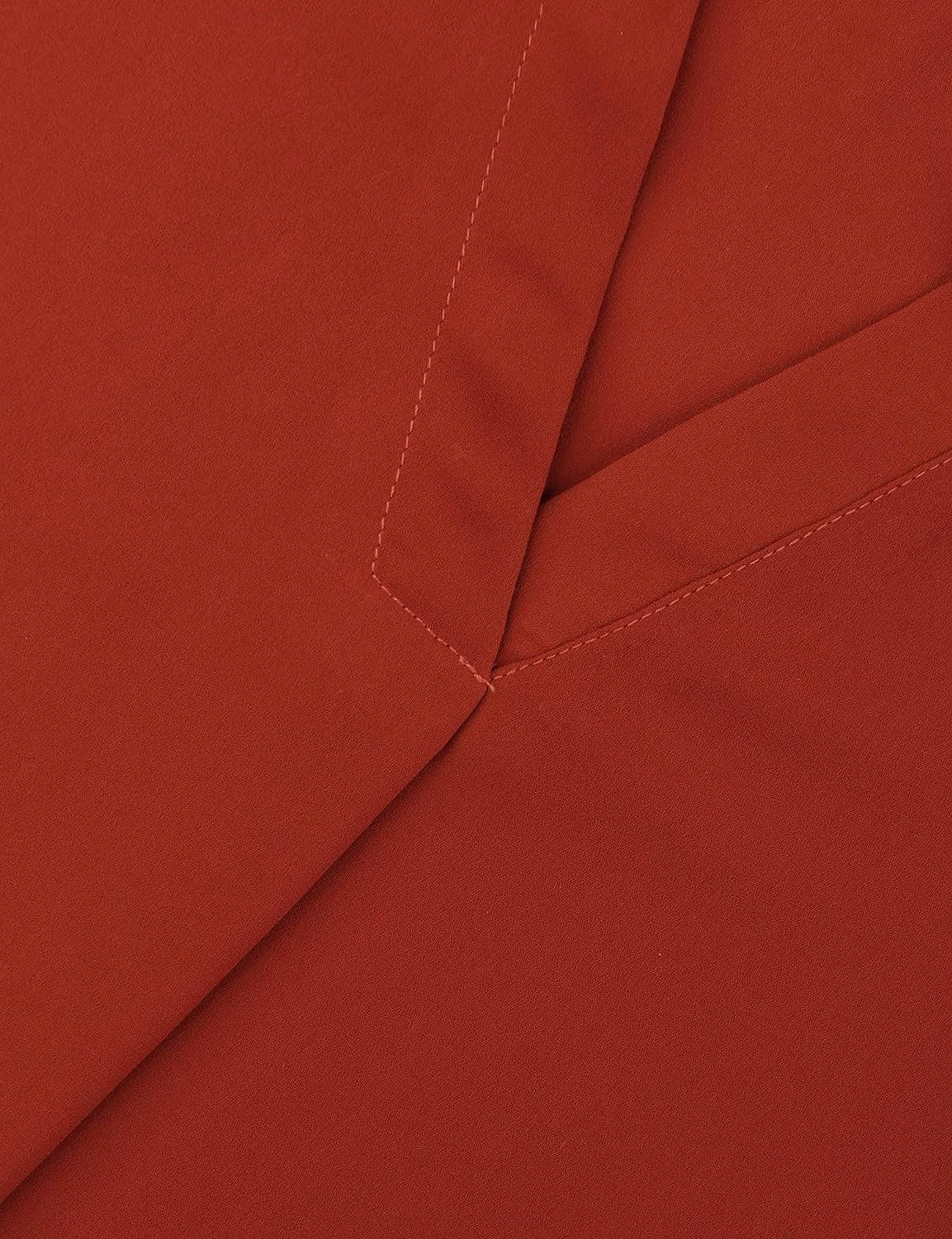 WD445 Women's V Neck Short Sleeve Curved Shirts Tops - Image 13