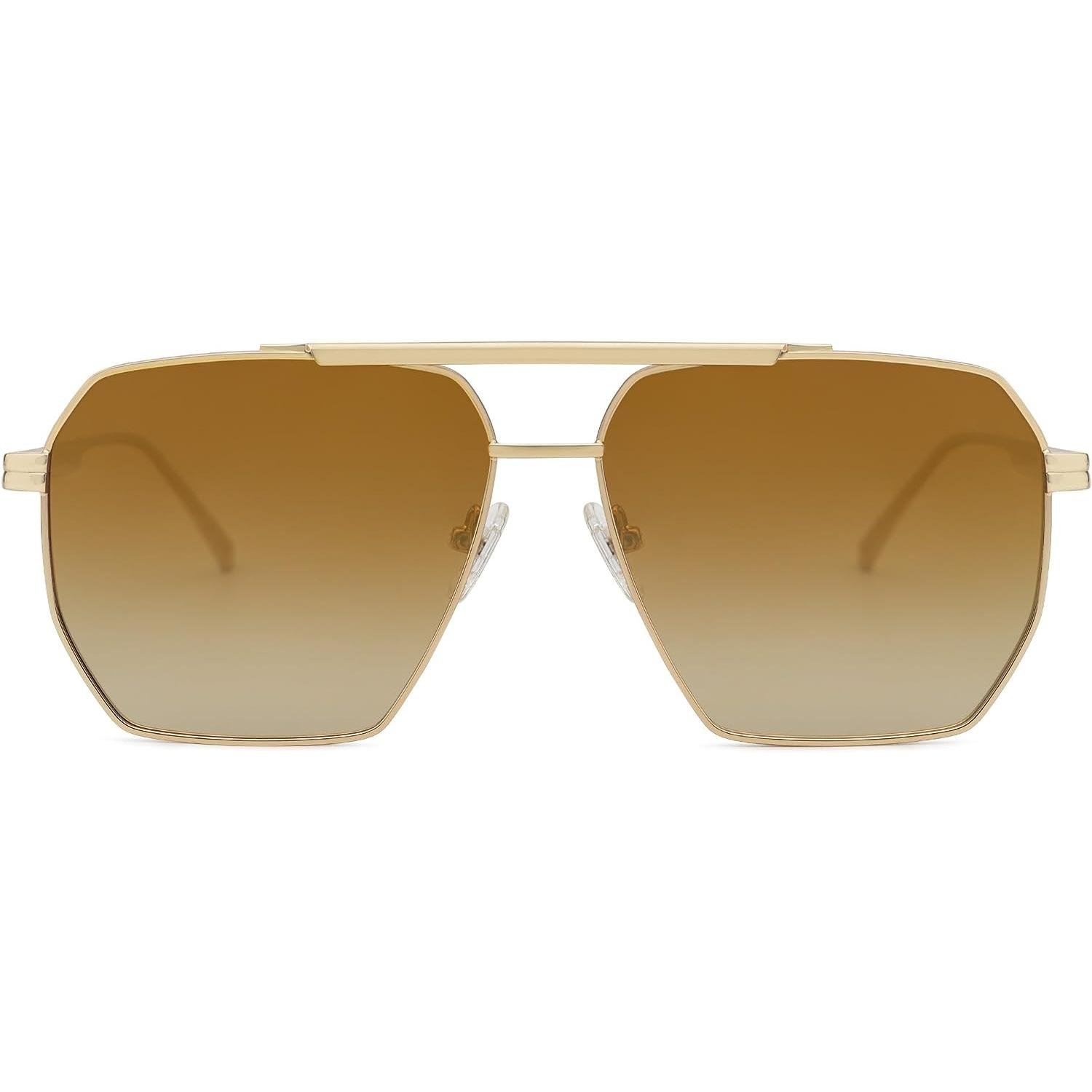 WSG614 Retro Square Polarized Sunglasses - Image 18