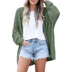WD408 Crochet Boho Cardigan Sweater Kimonos