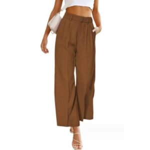 WD412 Wide Leg Casual Pants