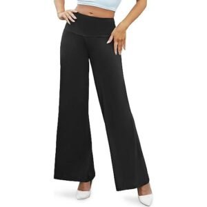 WD414 Stretchy Wide Leg Palazzo Lounge Pants