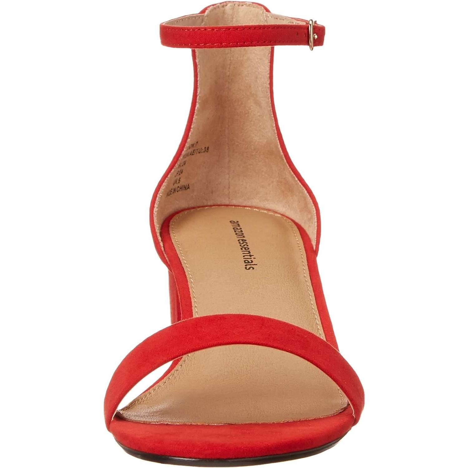 WF035 Essentials Women's Two Strap Heeled Sandal - Image 3