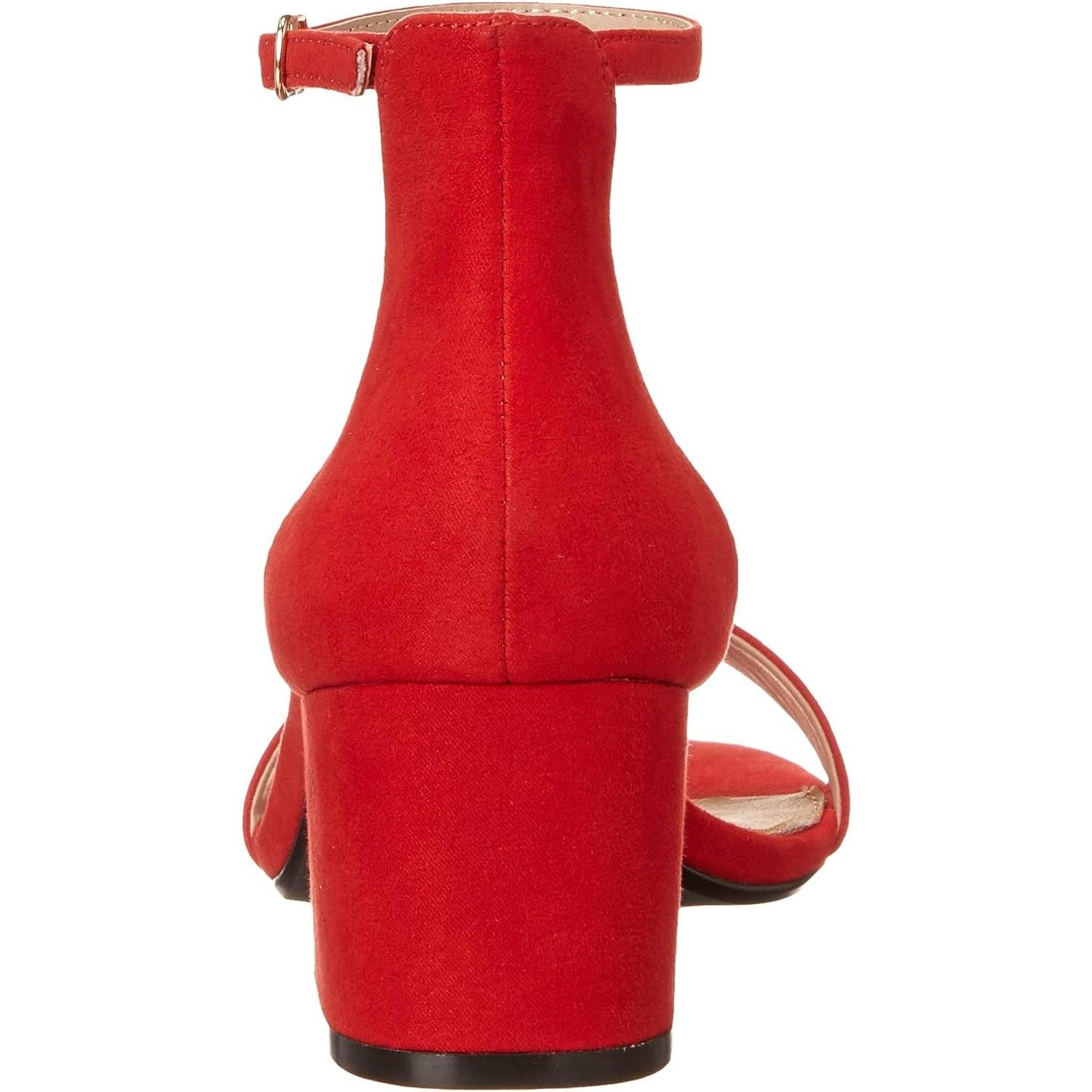 WF035 Essentials Women's Two Strap Heeled Sandal - Image 4