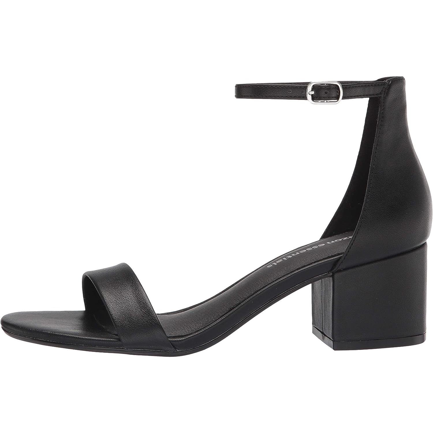 WF035 Essentials Women's Two Strap Heeled Sandal - Image 16