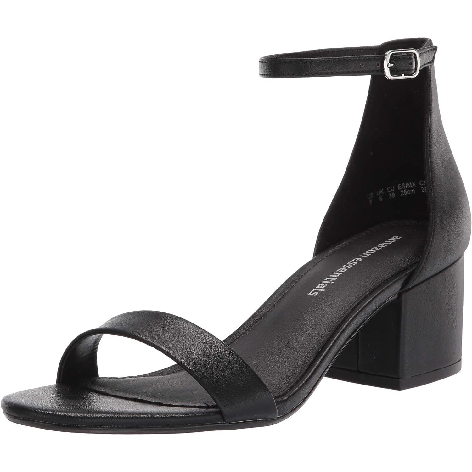 WF035 Essentials Women's Two Strap Heeled Sandal - Image 9