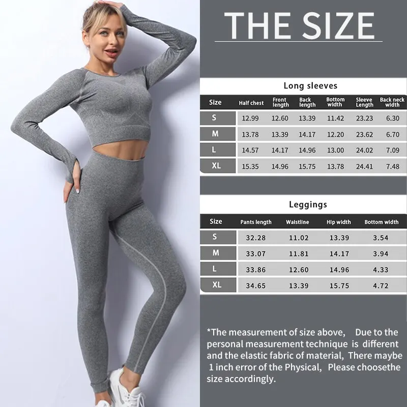 SP101 Seamless 2 Piece Workout Outfits - Image 3