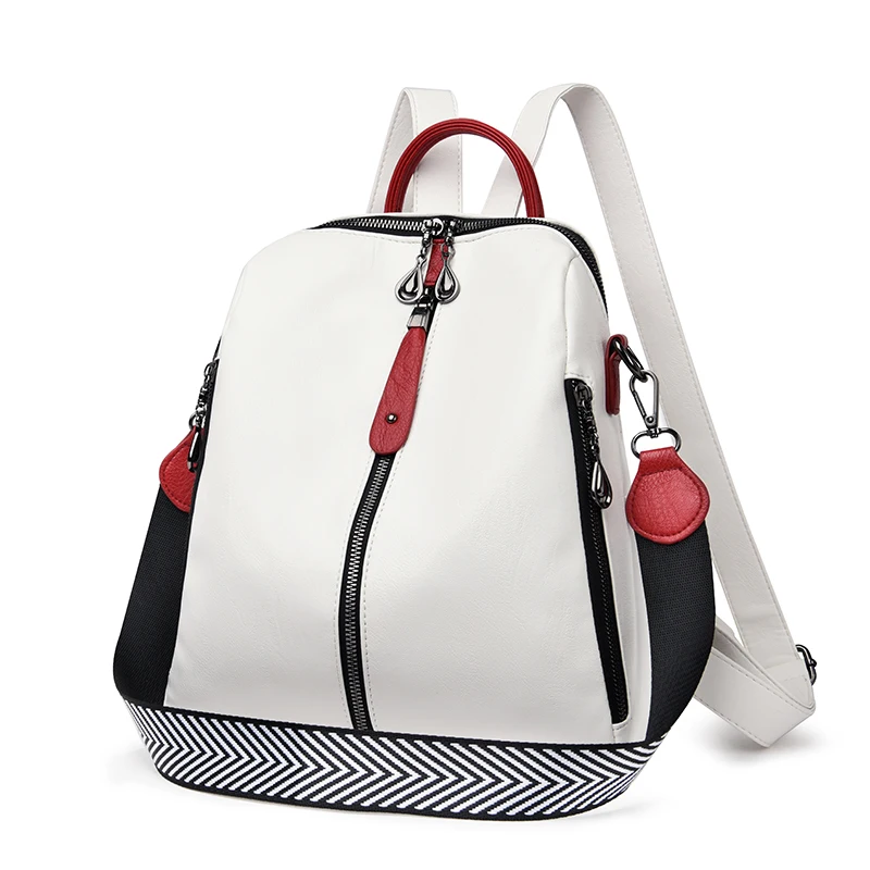 WB002 – Fashion Soft Leather Backpack