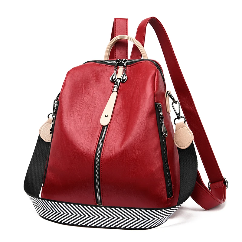 WB002 – Fashion Soft Leather Backpack