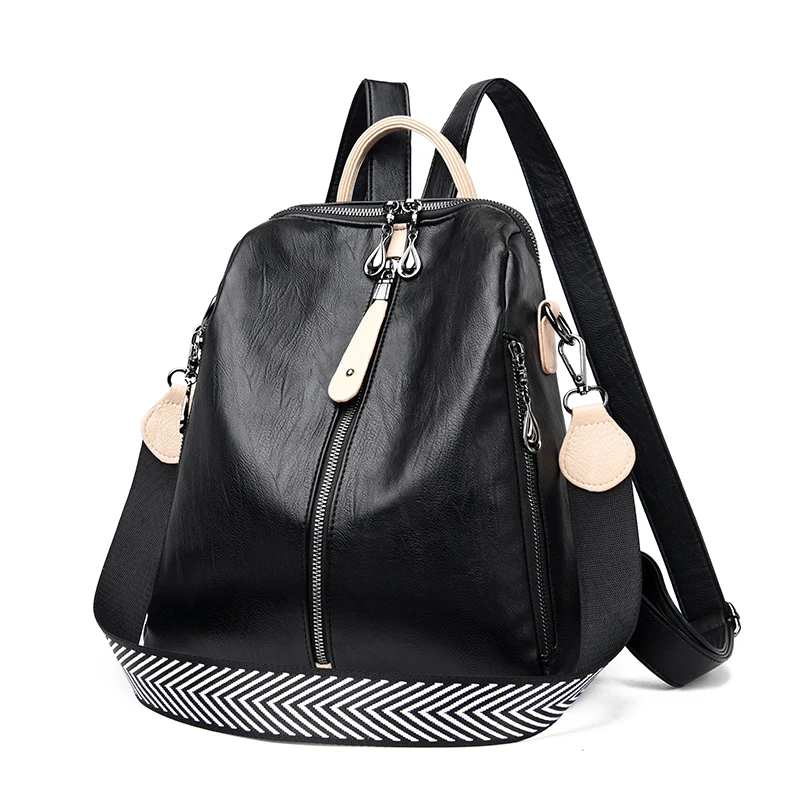 WB002 – Fashion Soft Leather Backpack