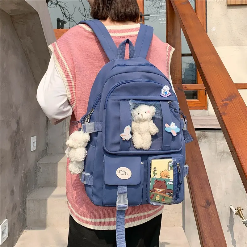 BK006 - XLarge Japanese Style Backpack (44x31x14cm) - Image 3