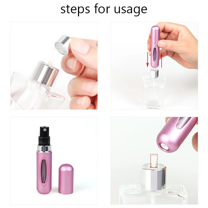 FA814 New Mini Portable 5ml Refillable Perfume - Image 5