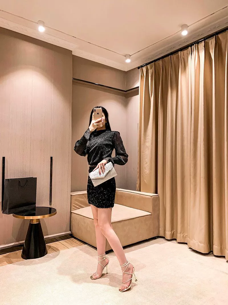 WF044 New Stiletto Rhinestone Open Toe Sandals - Image 13