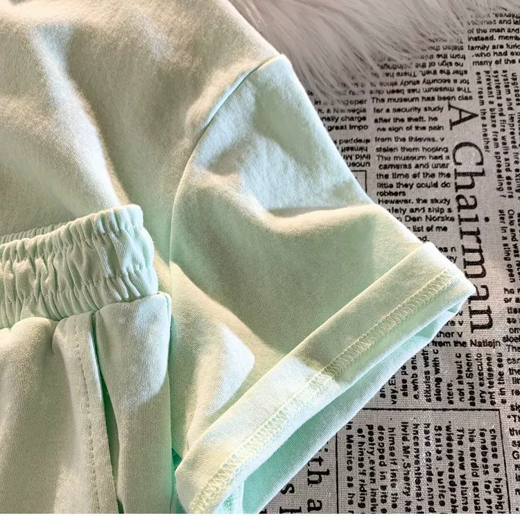 WD431 Printing Simple Shorts Set - Image 11