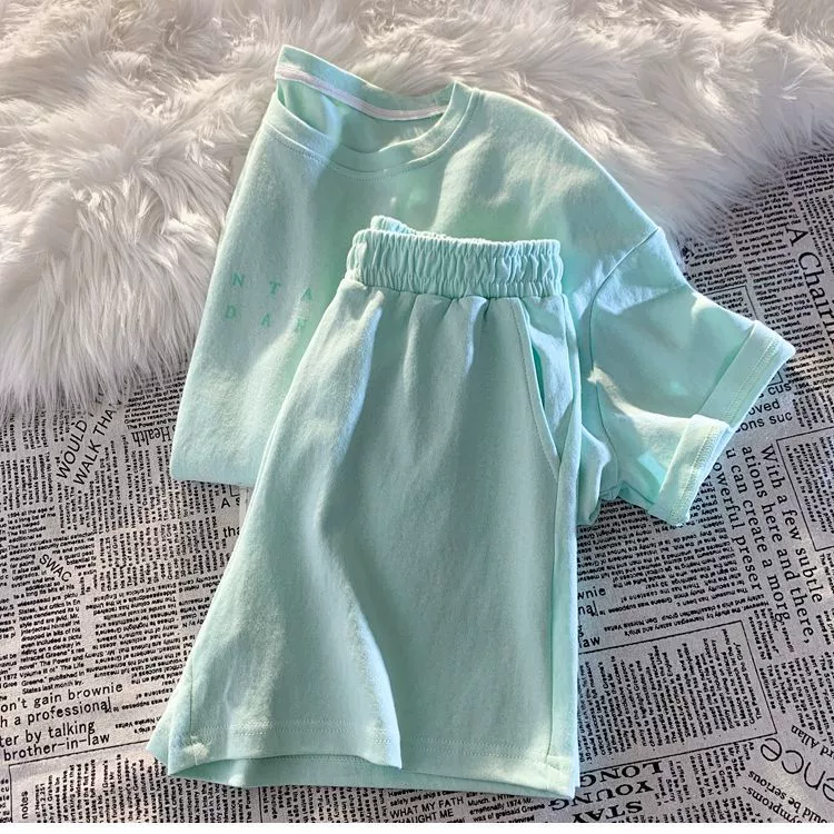 WD431 Printing Simple Shorts Set - Image 8