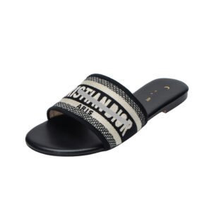 WF039 New Embroidered Flat Women’s Slippers