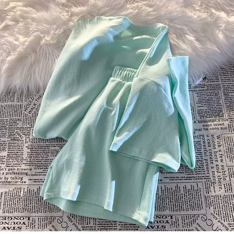 WD431 Printing Simple Shorts Set - Image 9