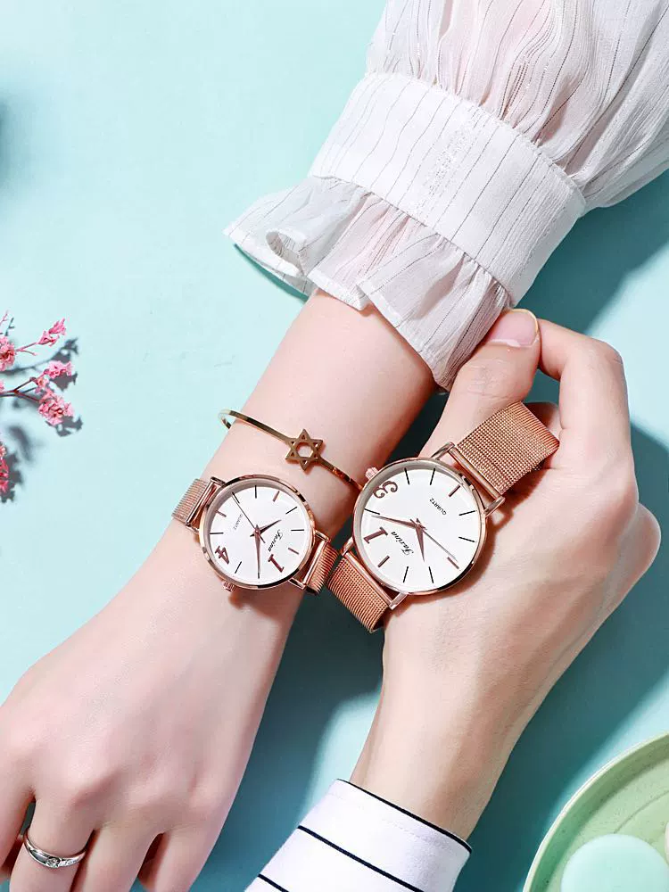 WW721 Stainless Steel- Fully Automatic Mechanical Couple Watches - Image 3