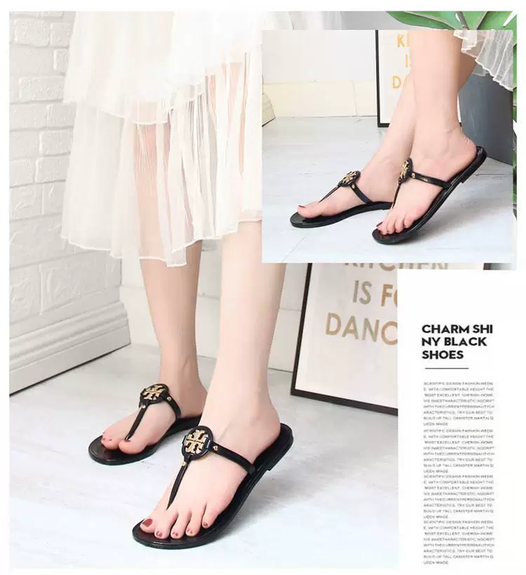 WF037 New Crystal Beach Flat Sandals - Image 10