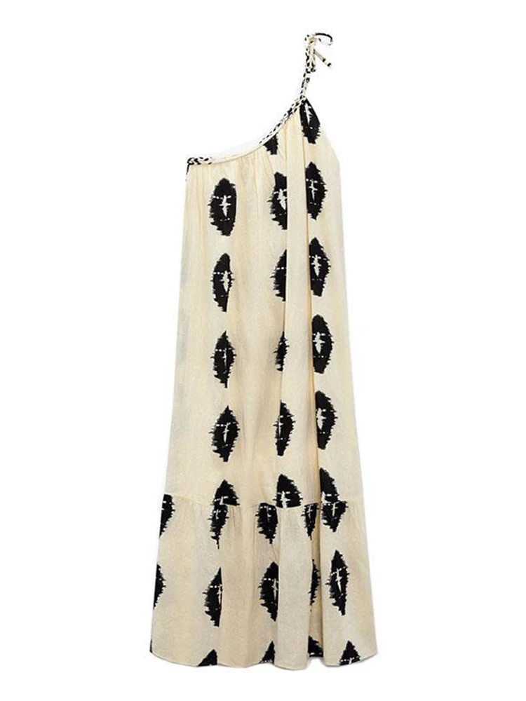 WD421 Printed Beach Dress - Image 3