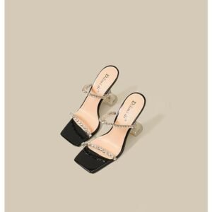 WF042 One-Strap Summer High-Heeled Sandals