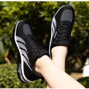 WF008 New Running Ladies Shoes - Black