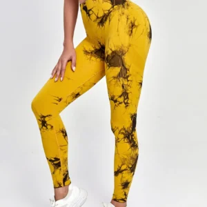WD460 Tie Dye Yoga Pants Sport Leggings