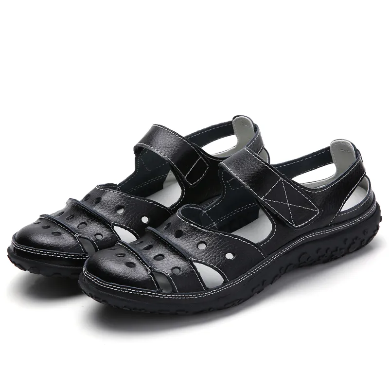 WF018 Leather Comfortable Beach Outdoor Women Shoes - Image 5