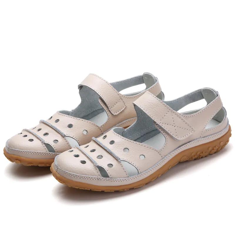 WF018 Leather Comfortable Beach Outdoor Women Shoes - Image 6