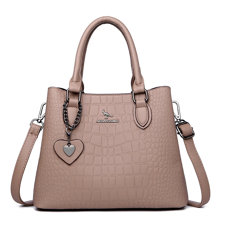WB082 Women’s Crocodile Pattern Shoulder Bag