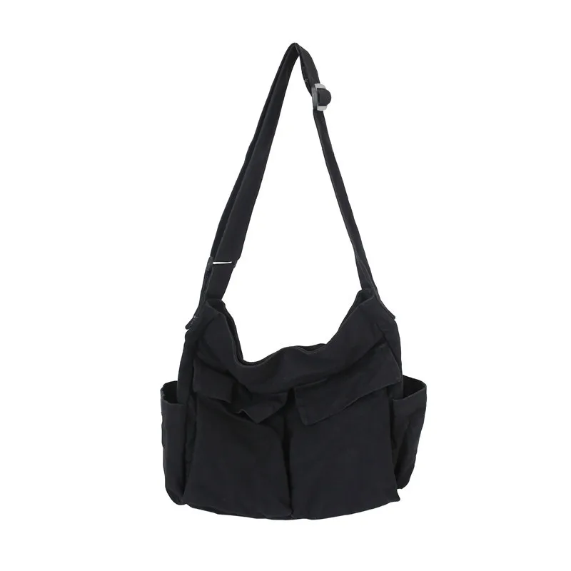 WB008- Large Casual Canvas Shoulder Bag