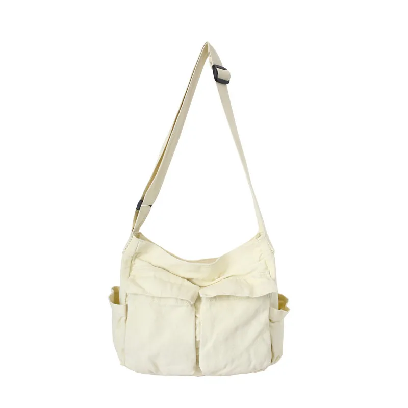 WB008- Large Casual Canvas Shoulder Bag