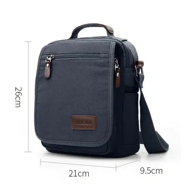 MB134 – SCIONE Men Canvas Crossbody Bags Business Casual Handbags