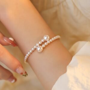 Jw946-Gold Pearl Bracelet