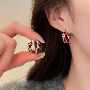 JW988 Red Earrings