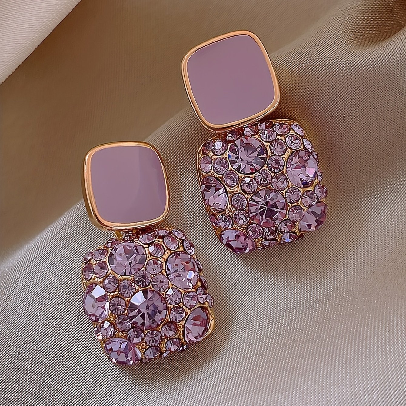 JW961 Square Shape Earrings - Image 3