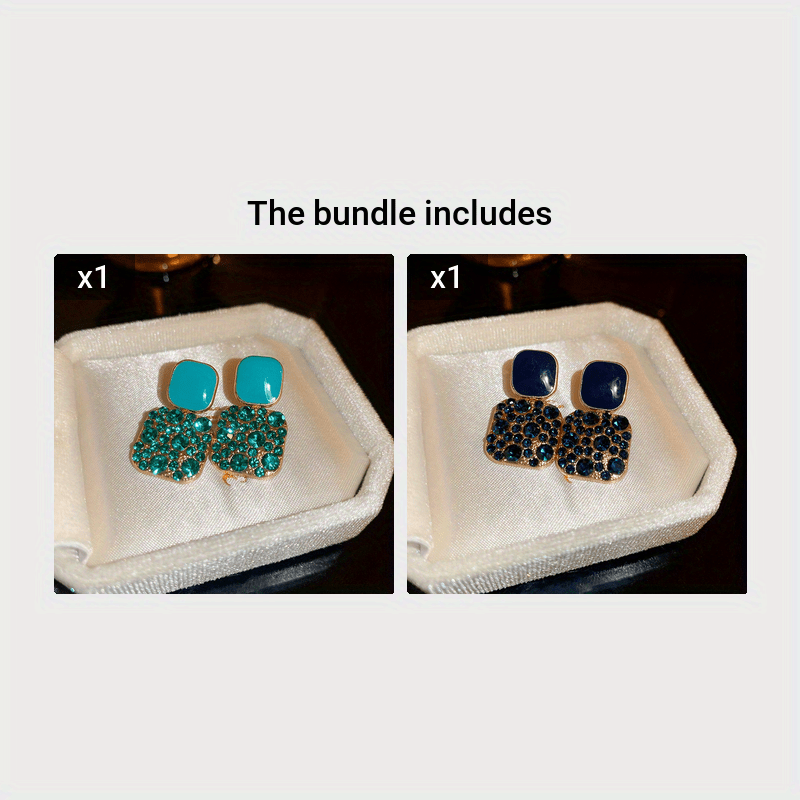 JW961 Square Shape Earrings - Image 16