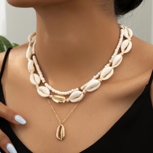 JW952 Sea Shell Design Necklace